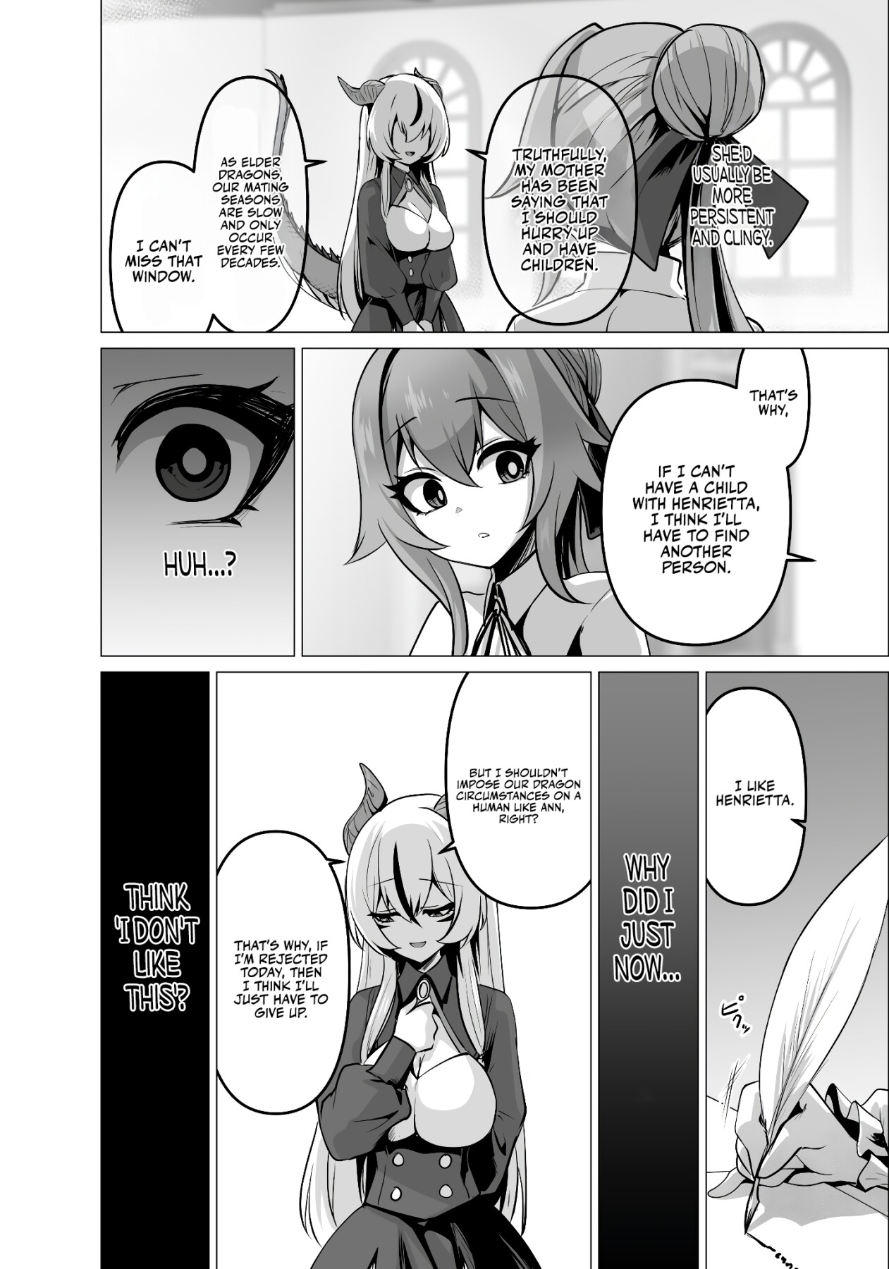 Hentai Manga Comic-The Daughter of the Strongest Dragon Race Won't Stop Begging for a Baby, So I'll Teach Her a Lesson with My Futanari Cock-Read-22